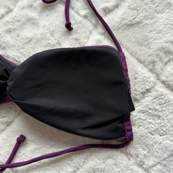 Victoria's Secret | Plum Bandeau Halter Bikini Top | Size Extra Small - Picture 6 of 9